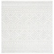 preview thumbnail 39 of 84, SAFAVIEH Tulum Shima Moroccan Boho Distressed Rug 11' Square - Ivory/Light Grey