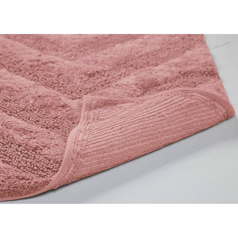 Better Trends Bathroom Rug 100% Cotton Tufted Water Absorbent Bath Rug for Shower, Sink Bath Mats Machine Wash Hugo Collection