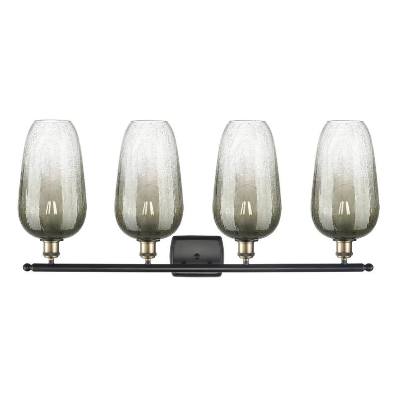 Innovations Lighting Endless Possibilities Ballston - Brookhaven Flute - 4 Light 37" Bath Vanity Light