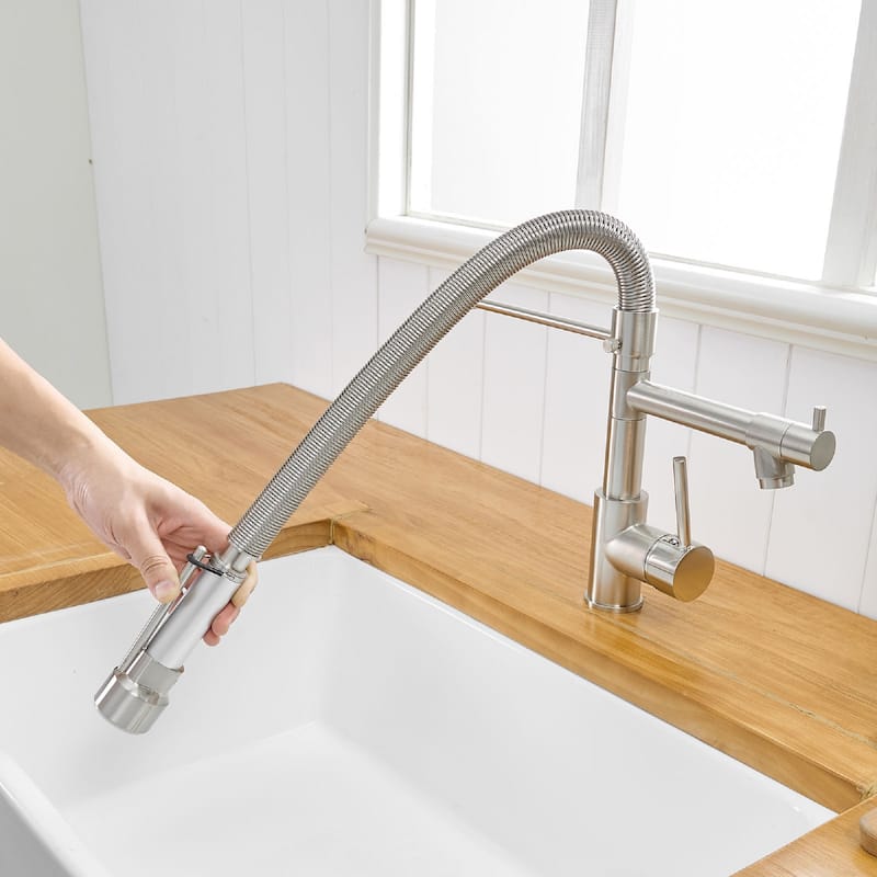 Pull Down Single Handle Kitchen Faucet