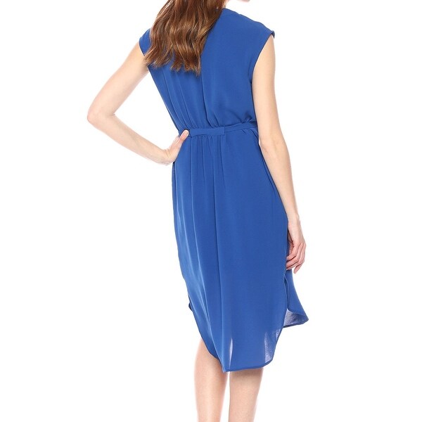 adrianna papell royal blue dress