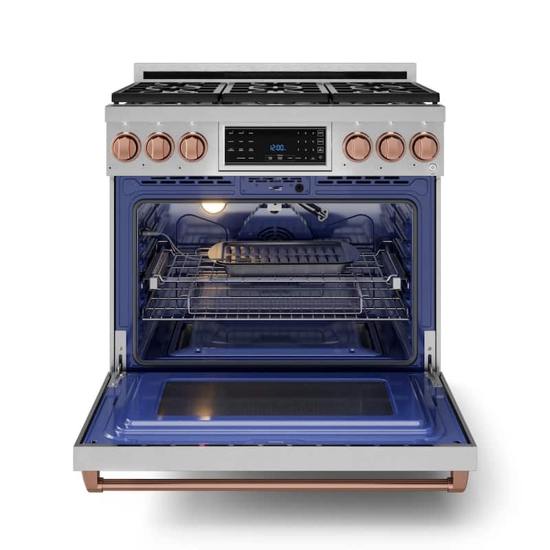 Thor Kitchen RSG36 Gordon Ramsay 6 Cu. Ft. Free Standing Gas Range