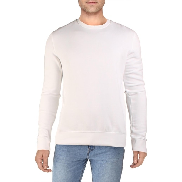 French Connection Mens USA Sweatshirt Logo Comfy - White. Opens flyout.