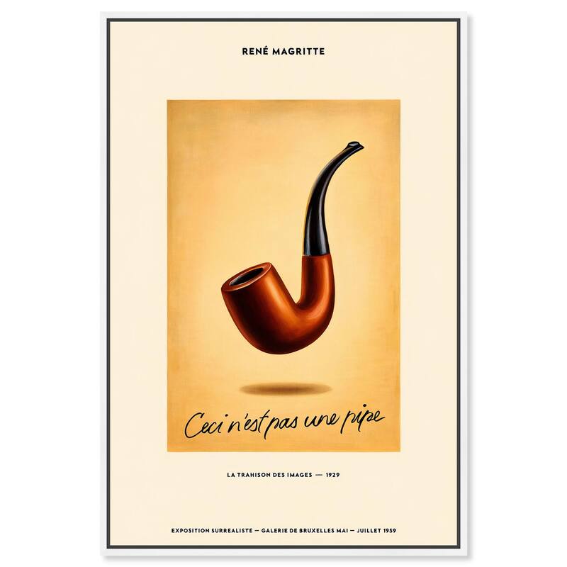 Deceptive Pipe II Canvas by Art Remedy - White - 20" x 30"