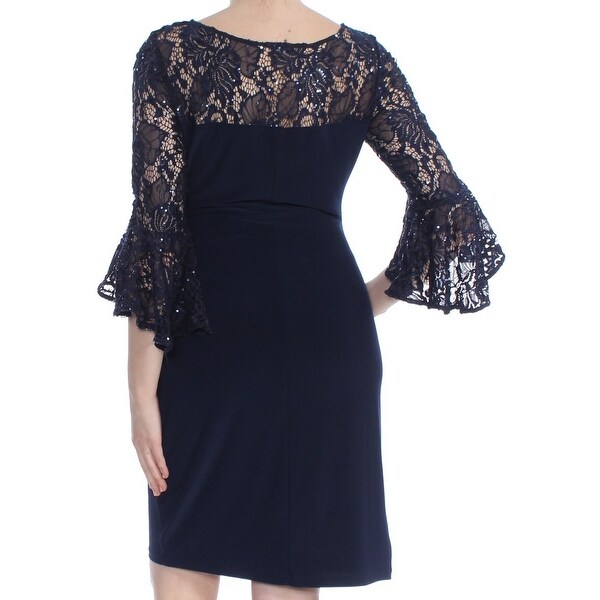 ralph lauren lace bell sleeve dress