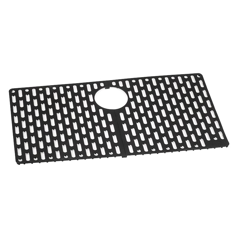 Ruvati 27 x 18 inch Granite Composite Undermount Single Bowl Kitchen Sink - Midnight Black - 27 x 18 - 27 x 18