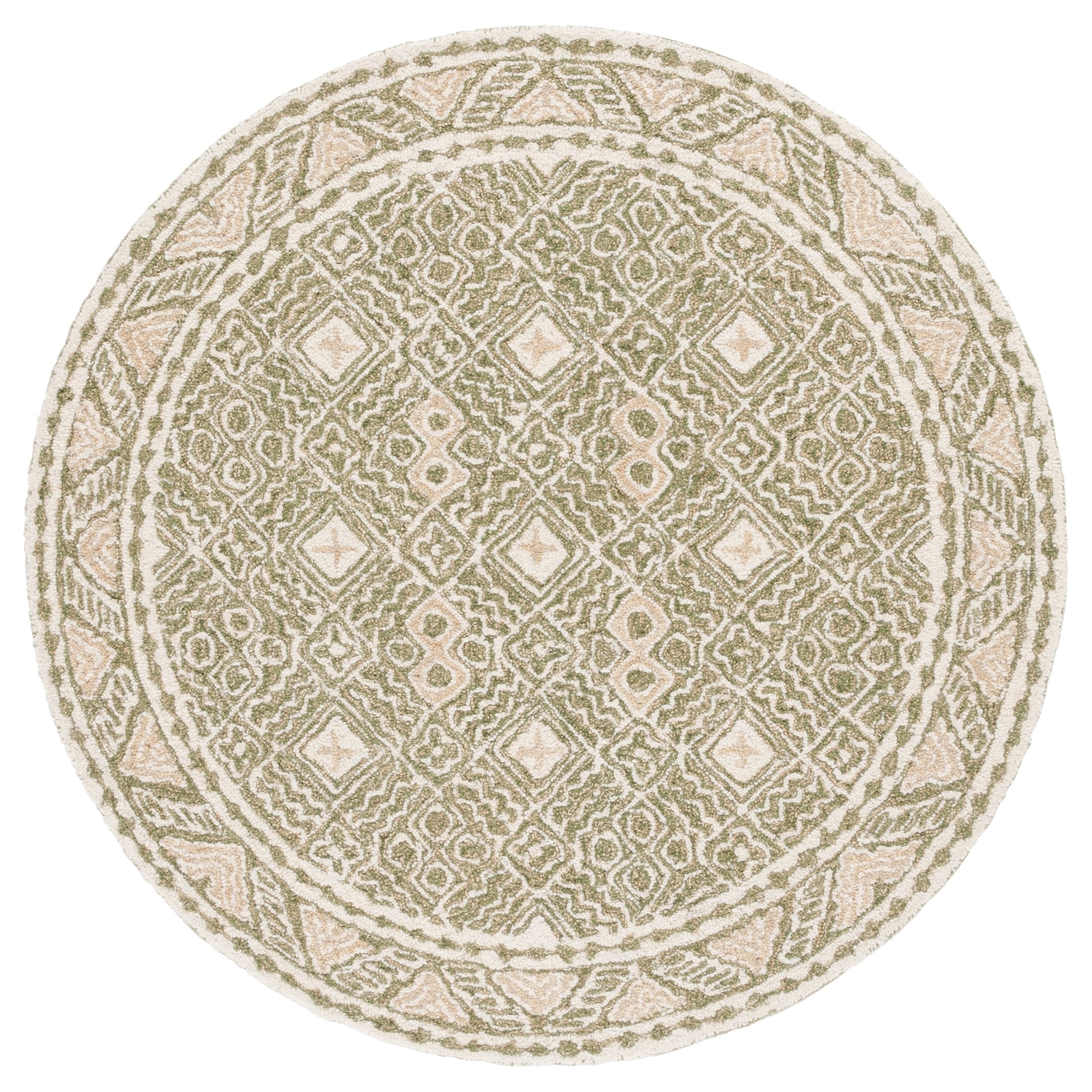 SAFAVIEH Handmade Micro-Loop Jelske Wool Rug