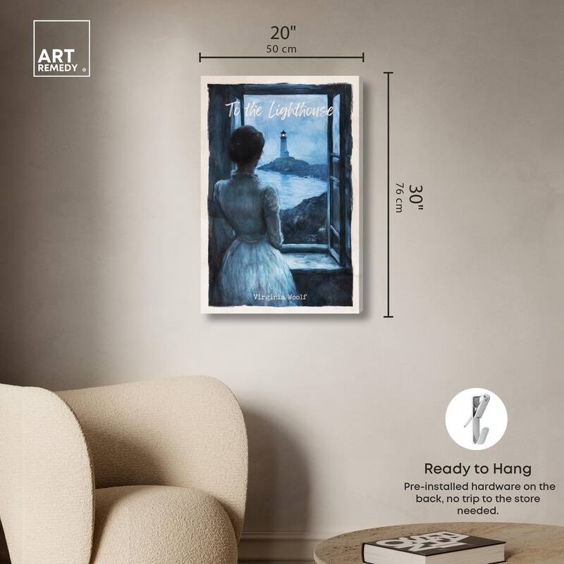 To the Lighthouse Canvas by Art Remedy, Gallery Wrapped