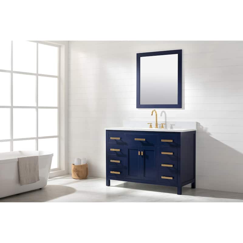 Valentino 48" Single Vanity in Blue