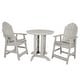 preview thumbnail 42 of 45, HIGHWOOD Hamilton 3-piece Counter-Height Outdoor Dining Set Harbor Gray