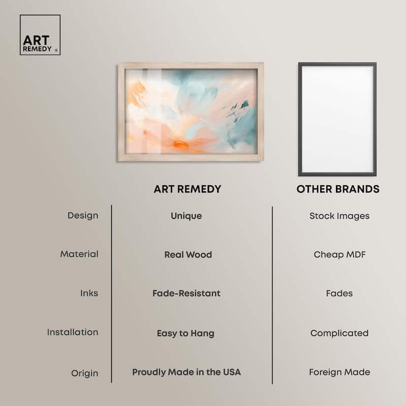 Sunrise Palette I Shadowbox by Art Remedy