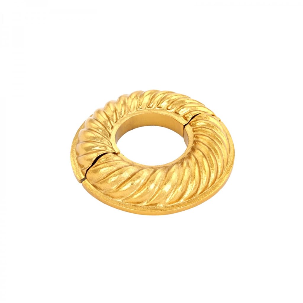 Brass Aluminum Radiator Flange 1" (IPS) Pipe Flanges 1.38" ID - 3.13" OD Pipe Ring Collar Covers Renovators Supply