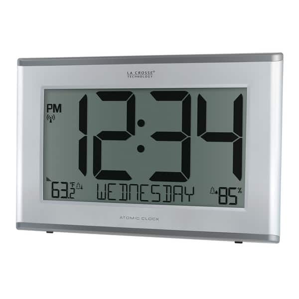 La Crosse Technology Extra-Large Atomic Digital Clock with Outdoor