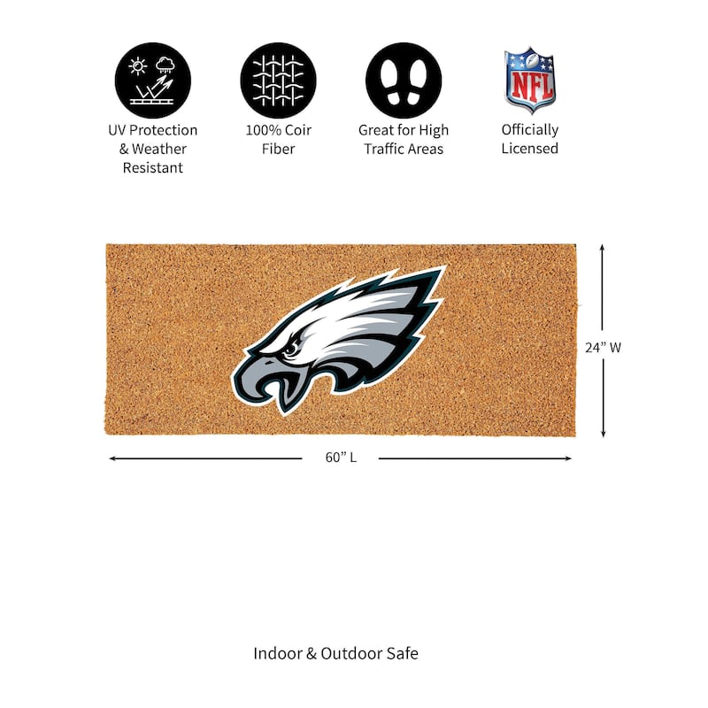Philadelphia Eagles Full Color Indoor/Outdoor Coir Mat