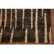preview thumbnail 7 of 16, Black Contemporary Abstract Area Rug Hand-knotted Jute Carpet - 2'10"x 5'4"