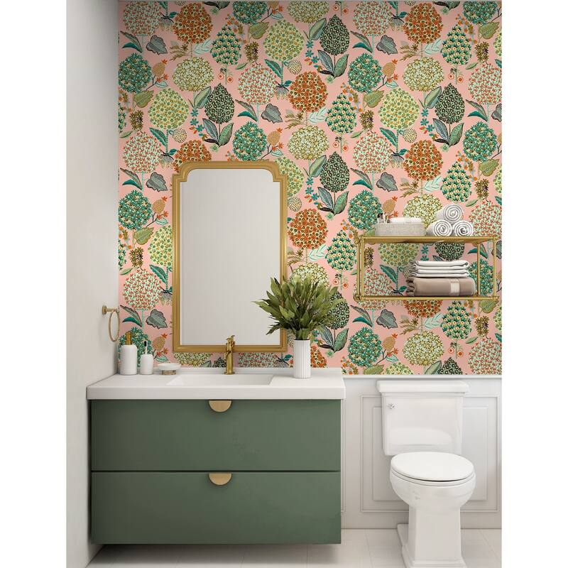 NextWall Blooming Bulbs Peel and Stick Wallpaper
