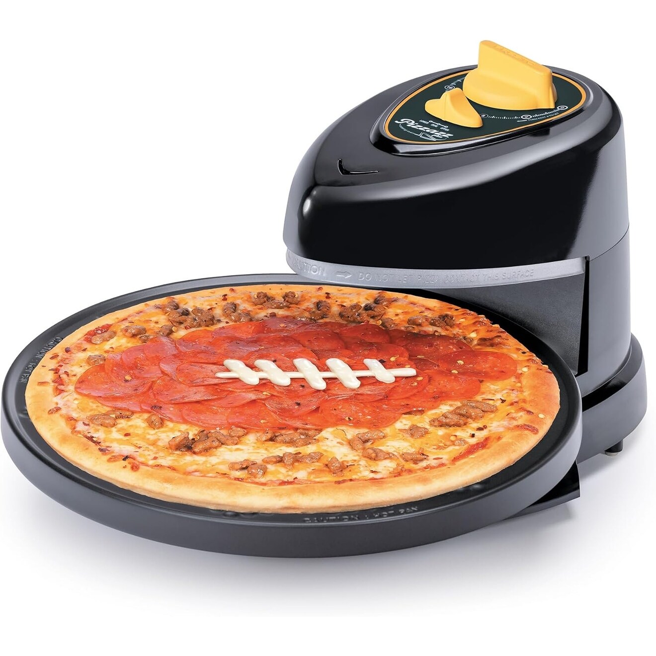 Presto 03434 Green Gold Game Day Pizzazz Pizza Oven, Green and