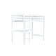 preview thumbnail 11 of 16, White Twin High Loft Bed with Safety Guardrail,Built-in desk,Ladder