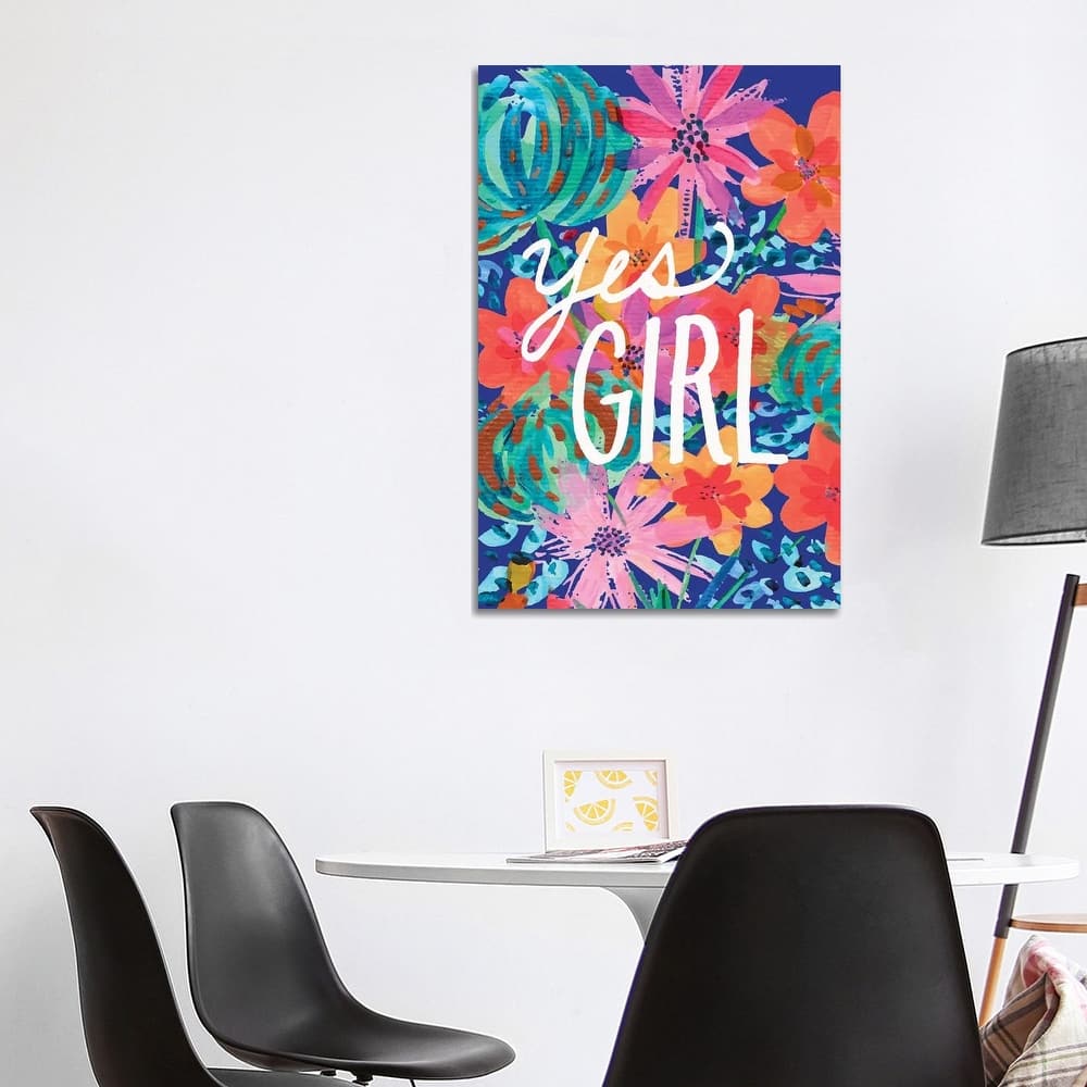 iCanvas "Yes Girl" by ETTAVEE Canvas Print