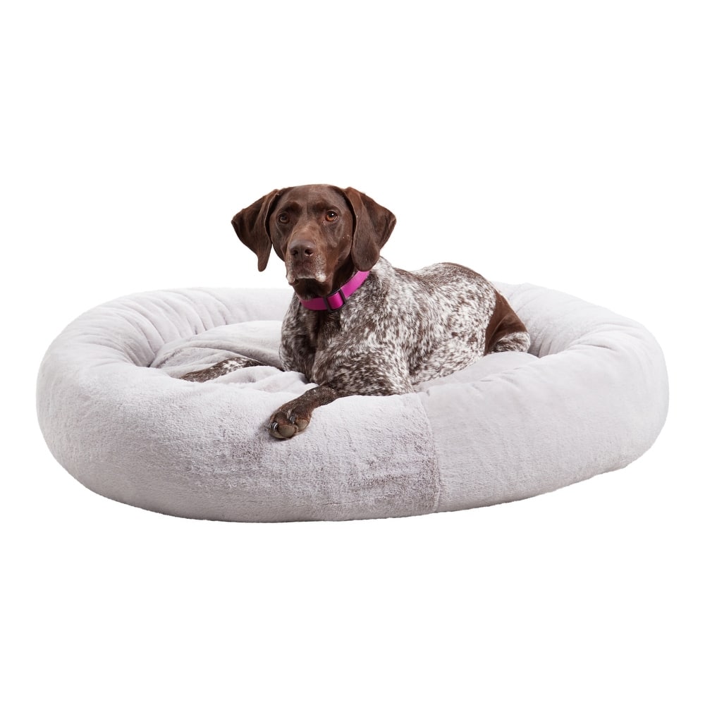 Ryder Faux Fur Cuddler Donut Bed