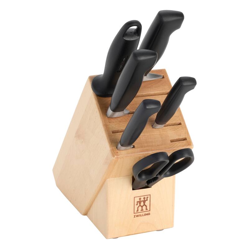 ZWILLING Four Star 7-pc Knife Block Set - Natural