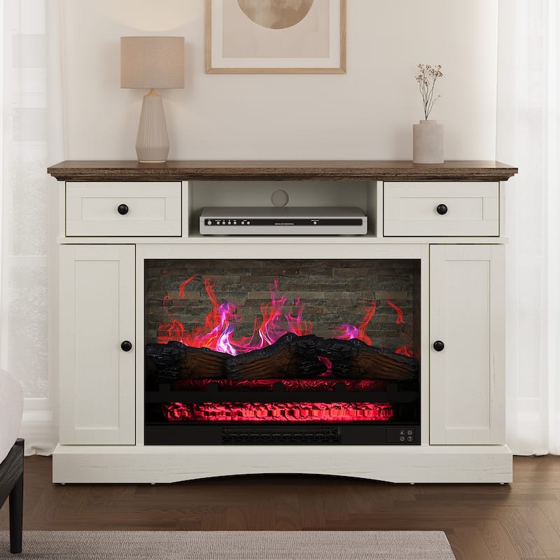 TV Stands with 28'' Fireplace