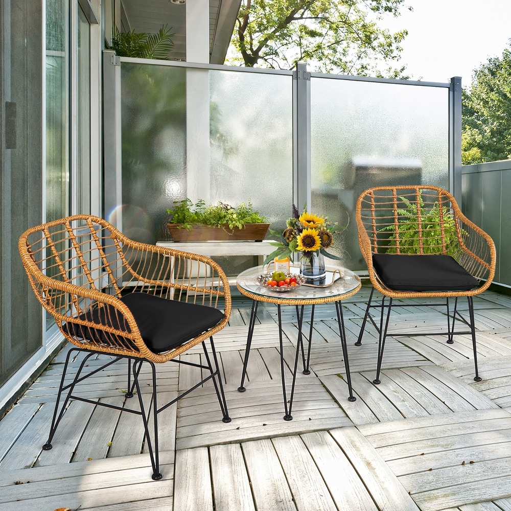 Costway patio rattan outlet
