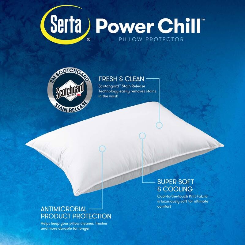 Serta Power Chill Pillow Protector - 2PK