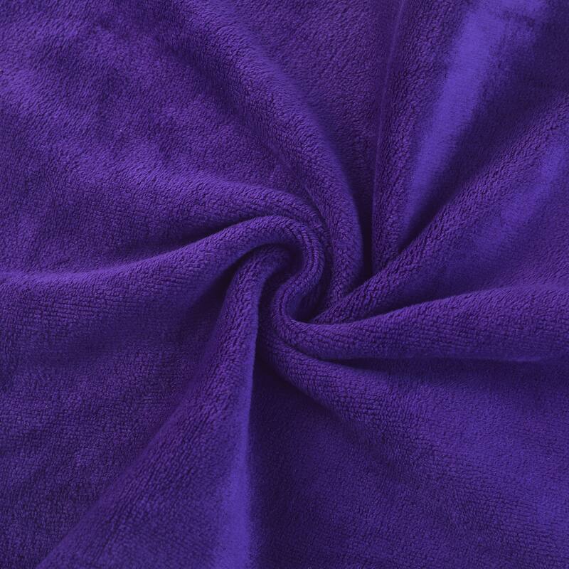 Microfiber Kitchen Towels, Thick Absorbent Dish Clothes, Great for Household Chores, Cleaning, Hotel - Purple