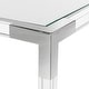 preview thumbnail 3 of 4, Safavieh Couture High Line Collection Arverne Acrylic Silver Console Table