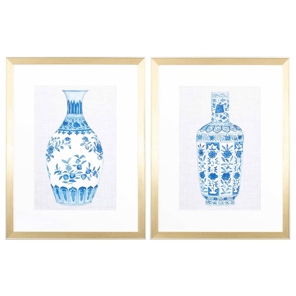 Propac Images Ming Vase A Set of 2 Wall Art - Blue