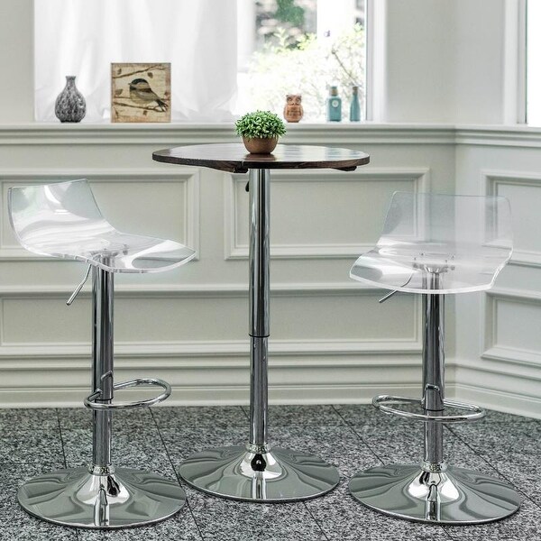 Clear adjustable bar stools on sale