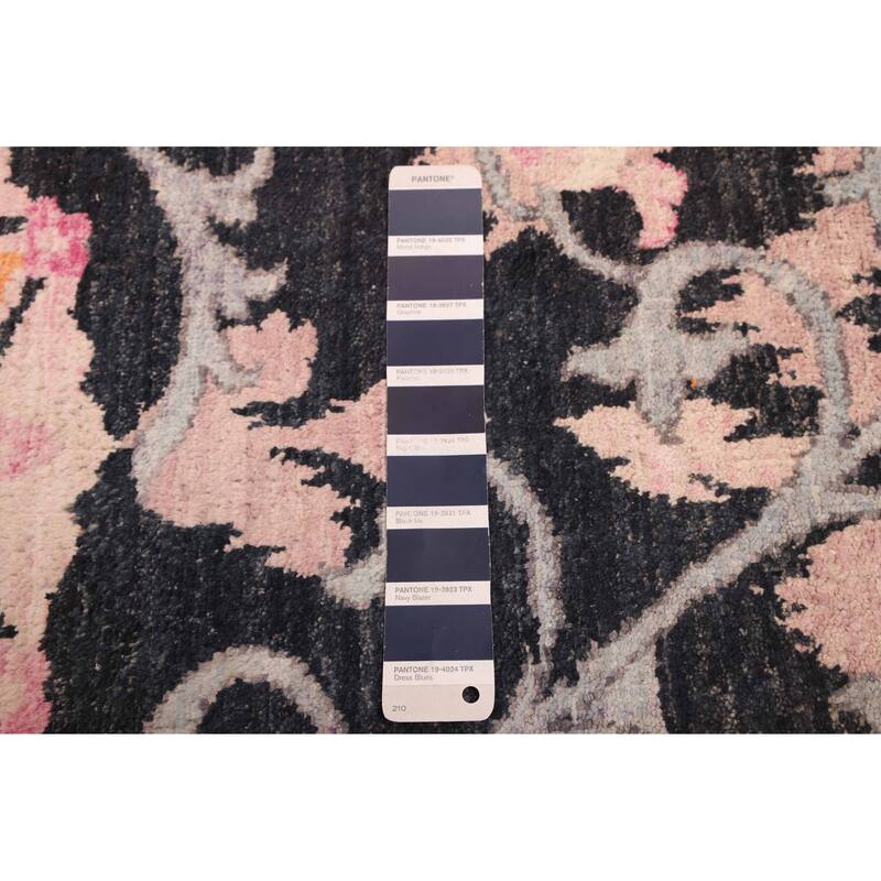 ECARPETGALLERY Hand-knotted Signature Collection Black Wool Rug - 8'1 x 10'0