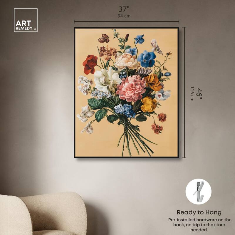 Floral Fiesta Canvas by Art Remedy