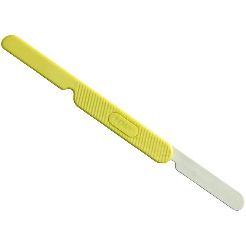 Hutzler 2-in-1 Folding Breader Spreader - Ultimate Peanut Butter & Jelly Knife - Reaches Bottom of Tall Jars - Green