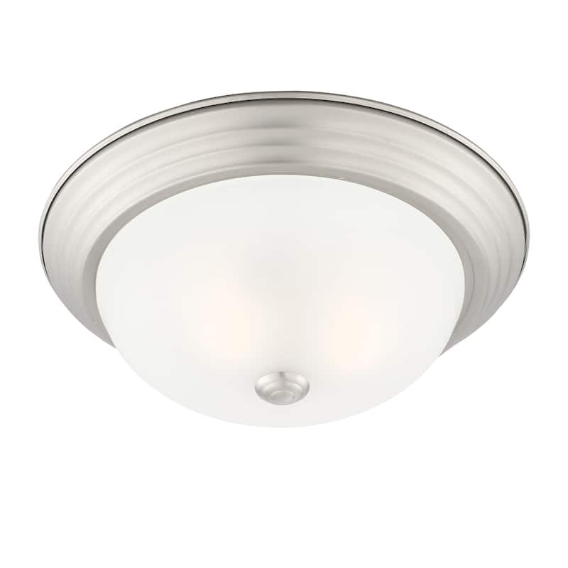 Designers Fountain Decorative Flushmount 2 Light 13" Wide Flush Mount