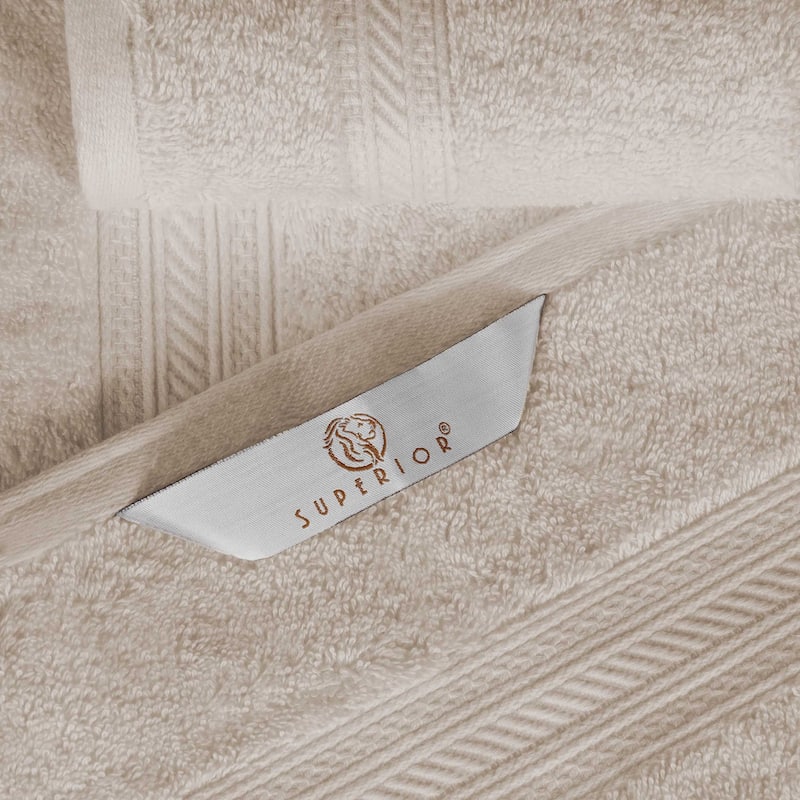 Superior Long Staple Combed Cotton Solid Bath Sheet - (Set of 2)