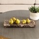preview thumbnail 4 of 2, Uttermost 18224 Marble Crest 18-7/8" Wide Marble and Metal Tray