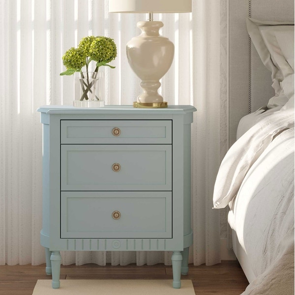 East at Main Three Drawer Nightstand On Sale Bed Bath Beyond