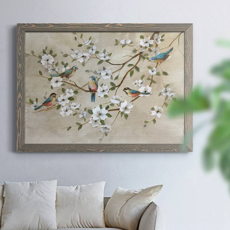 Birds of a Feather-Premium Framed Canvas - Ready to Hang