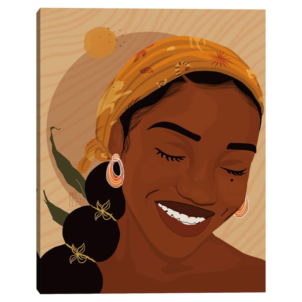 Glow Different_ by Princella Canvas Art Print