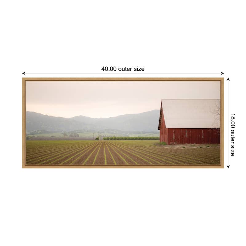 Kate and Laurel Sylvie Farm Life Framed Canvas by Crystal Lynn Collins