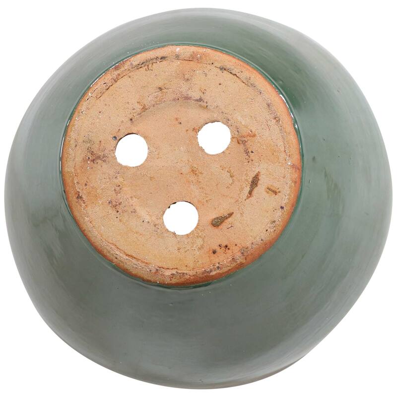 Sunnydaze Resort Glazed Ceramic Planter 13-Inch
