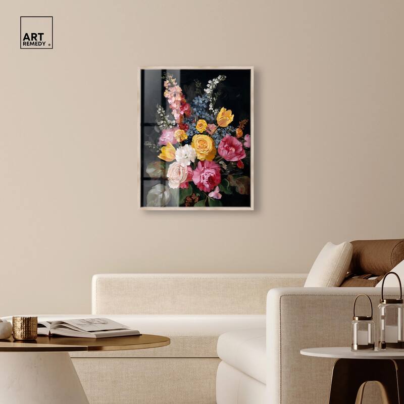 Garden Richness I Shadowbox by Art Remedy