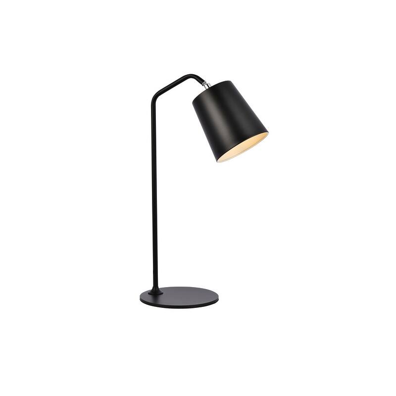 Luna 1 Light Table Lamp - 13 Inch - Black