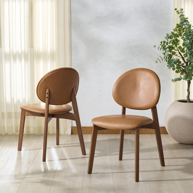 SAFAVIEH COUTURE Kayleen Wood Dining Chair (Set of 2) - 19"W x 23"D x 33"H