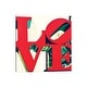preview thumbnail 1 of 5, iCanvas "LOVE" by Philippe Hugonnard Canvas Print