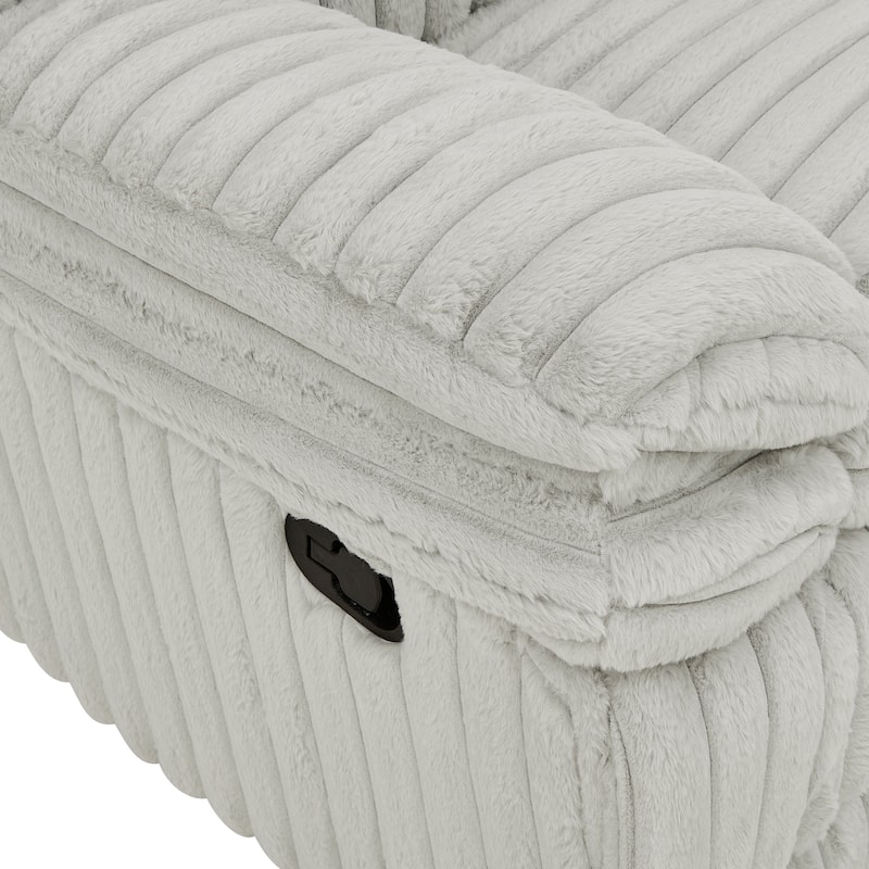 Roundhill Furniture Ardello Manual Recliner with Wide-Wale Corduroy Upholstery