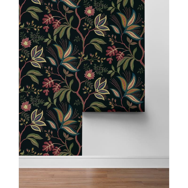 NextWall Forest Flourish Peel and Stick Wallpaper