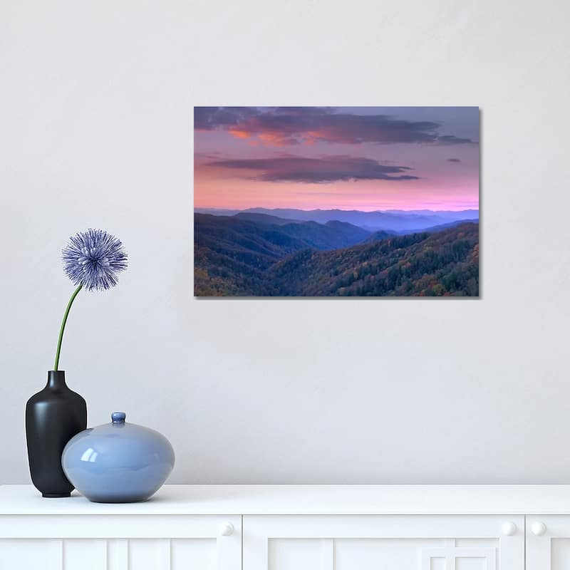 iCanvas "Newfound Gap, Great Smoky Mountains National Park, North Carolina" by Tim Fitzharris Canvas Print - 12x18x1.5